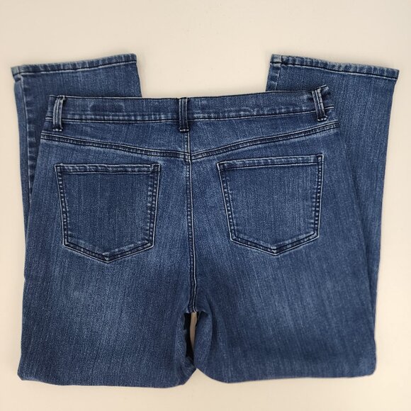 Gloria Vanderbilt Amanda Womens 14 Short 35x27 Straight Leg Blue Jeans High Rise - Picture 5 of 15
